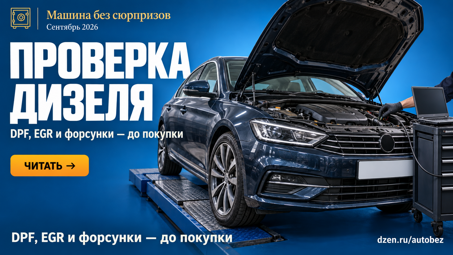 Как не потерять на дизеле с пробегом: проверяем сажевый фильтр, EGR и форсунки без разборки
