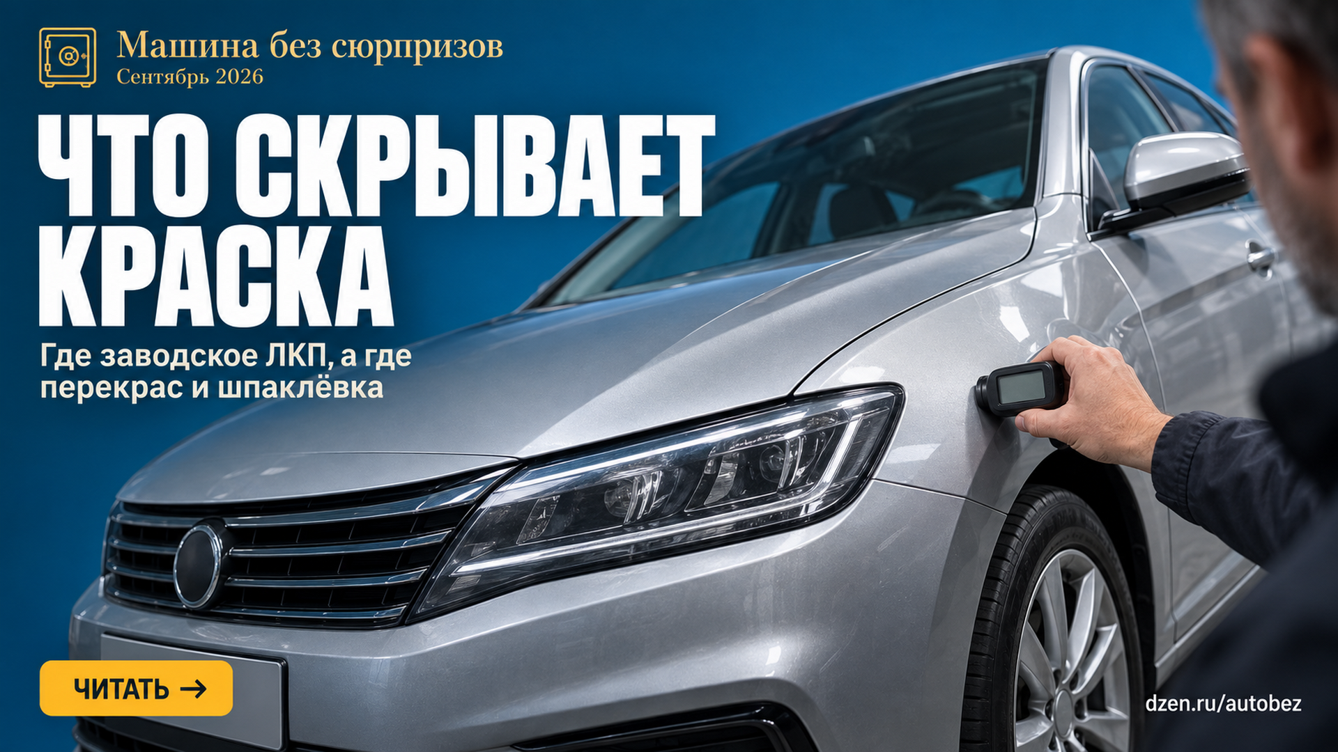 Толщиномер на осмотре: частая ошибка, из-за которой перекрашенный кузов кажется целым