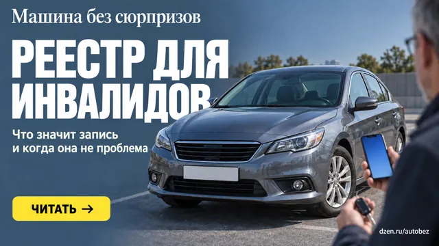 Машина числится в реестре для инвалидов: почему это не повод отказаться от покупки