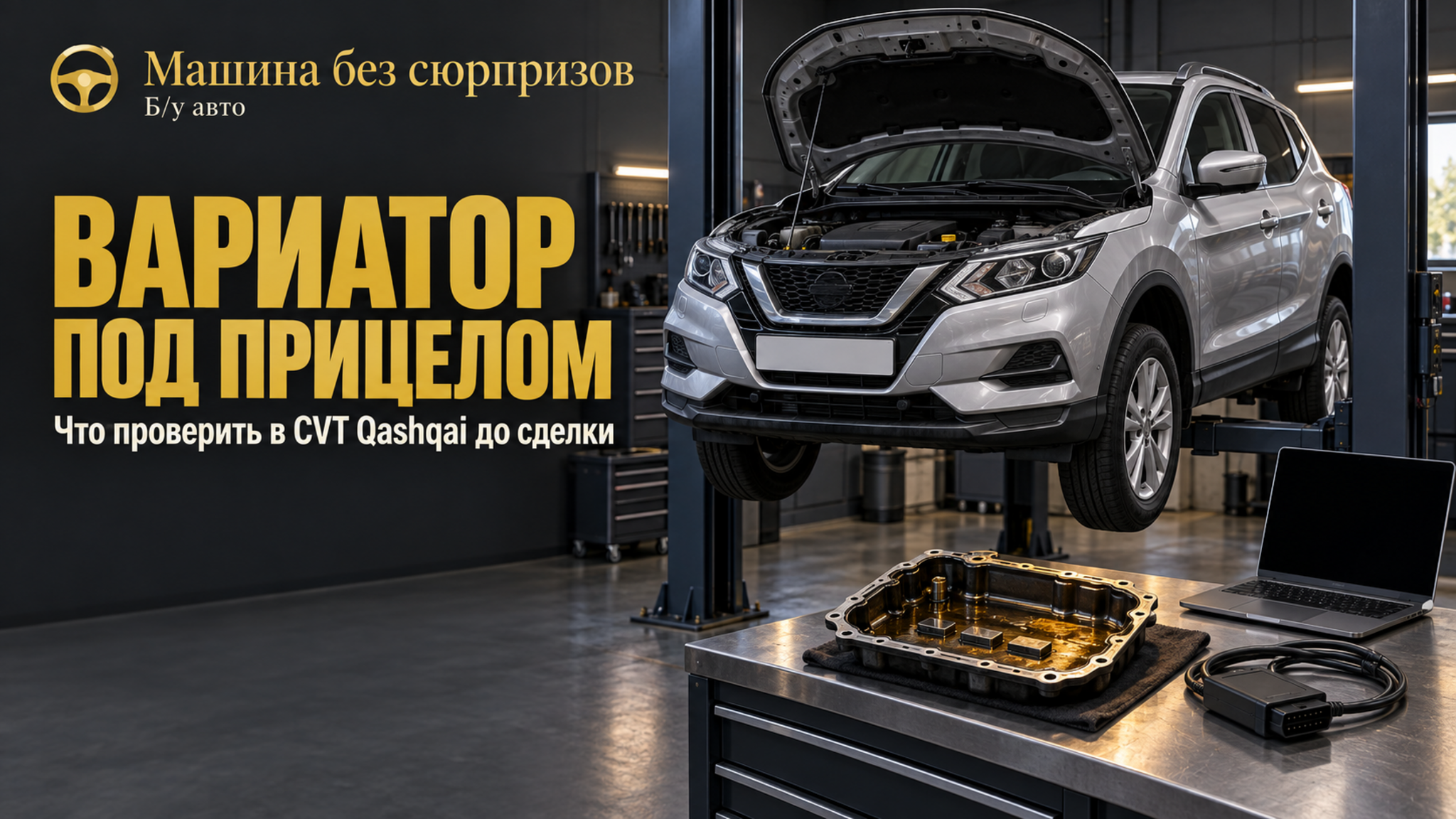 Nissan Qashqai с пробегом: частая ошибка — проверять вариатор «на глаз», а не по VIN и сканеру