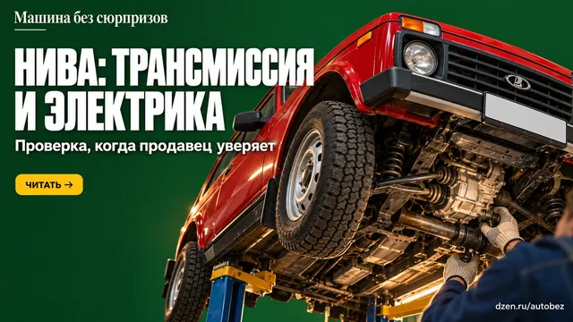 Почему исправная на вид Нива может потребовать дорогого ремонта трансмиссии