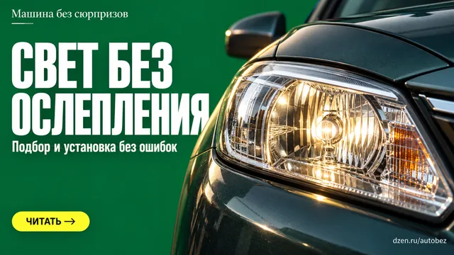 Правильная лампа тоже может ослеплять встречных — почему?