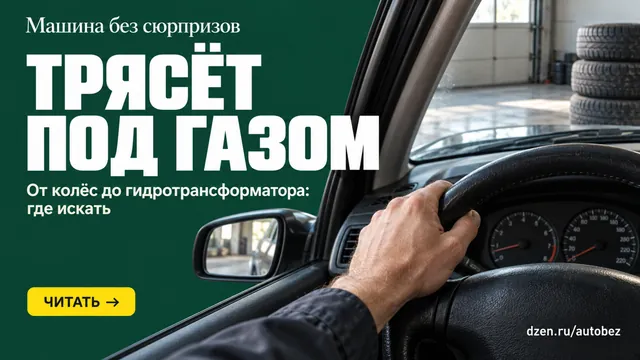 Почему машину трясёт при наборе скорости: где искать причину и что делать