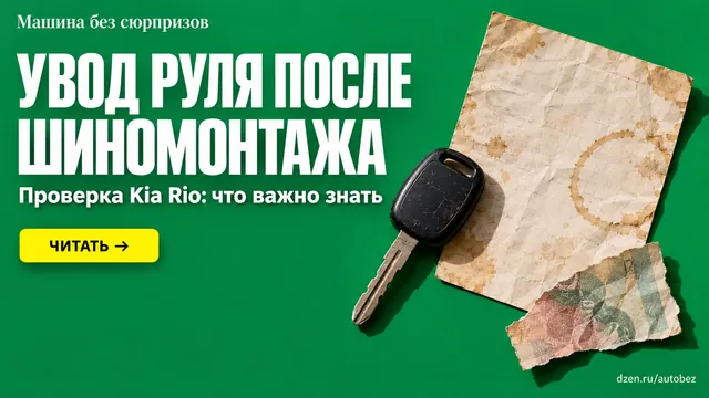 Как проверить, виновата ли замена шин или скрытый дефект Kia Rio 2021-2022?