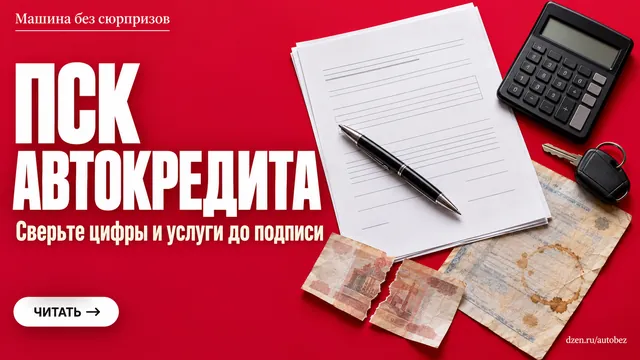 ПСК — не вся сумма выплат по автокредиту: что в неё не входит