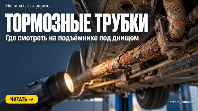 Оказалось, что исправная педаль не доказывает, что тормозные трубки б/у авто целы