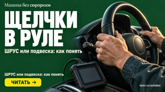 Три одинаковых щелчка при повороте руля: как отличить износ ШРУСа от проблемы с подвеской